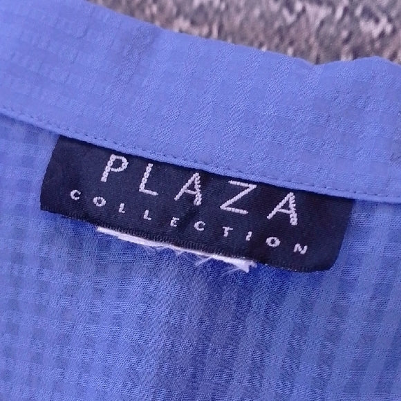 Vintage 90s Blue Top with Bow Detail Plaza collections