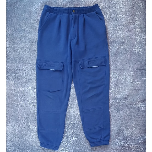 Vintage Cargo Pants Sweat Pants Blue UNISEX