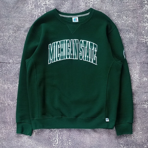 Russell Athletic Green Michigan State Men's Sweater UNISEX