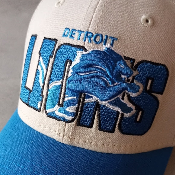 New Era Cream detroit Lions 2023 NFL Draft 9FORTY Adjustable Snapback Hat