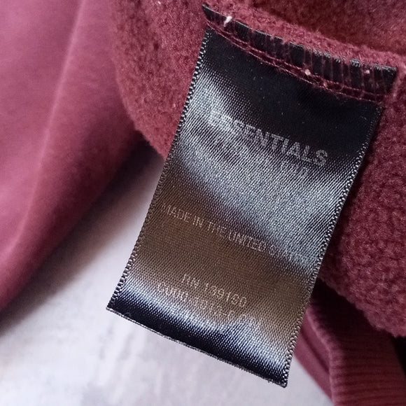 Essentials Fear Of God Sweater Maroon