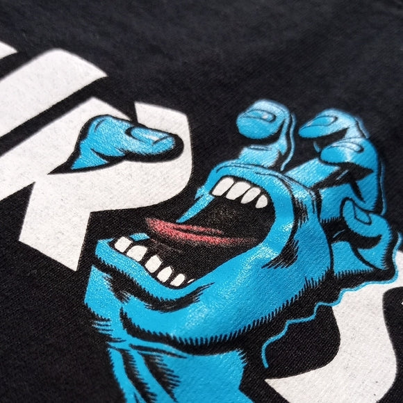Thrasher MAGAZINE SCREAMING HAND Black Men's T-Shirt