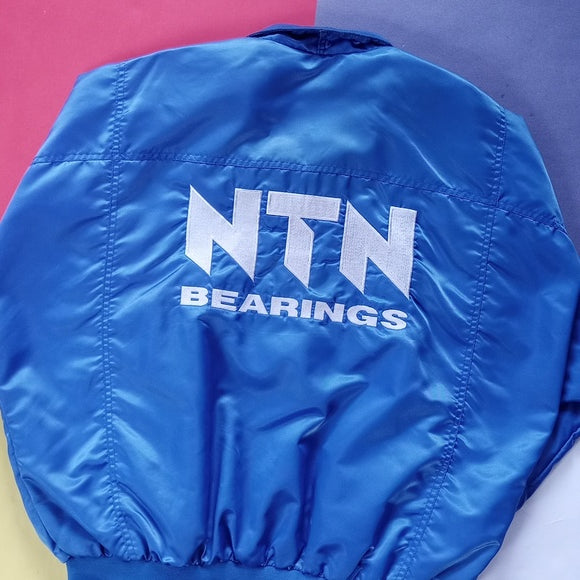 Vintage 90s Pit Crew Dilly Racing 64 NTN Bearings Sport Jacket