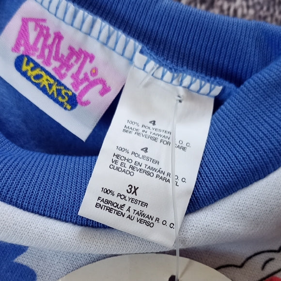 DEADSTOCK Vintage ATHLETIC WORKS Matching Top and Pants