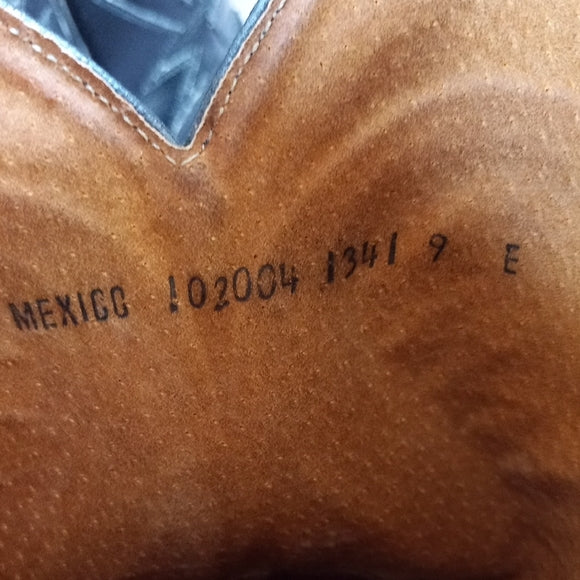 Vintage Tom Houston Cowboy Boots Vintage Mexico 102004 1341 9 E UNISEX