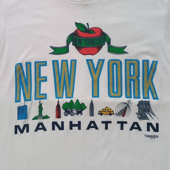 Vintage 1990 New York Manhattan Screen Stars Single Stitch T-Shirt