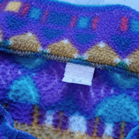 VINTAGE 90s Kapitaq Funk Pattern Pullover Sweater