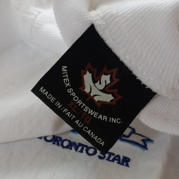 Vintage 1992 Toronto Star 100 Years Turtle Neck Long Sleeve Shirt Accents UNISEX