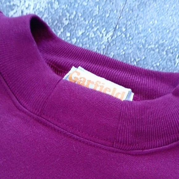 VINTAGE 1978 Garfield Embroidered Crewneck Sweater
