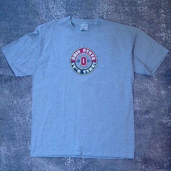Vintage 2001 Ohio State It's TIME Gray T-Shirt
