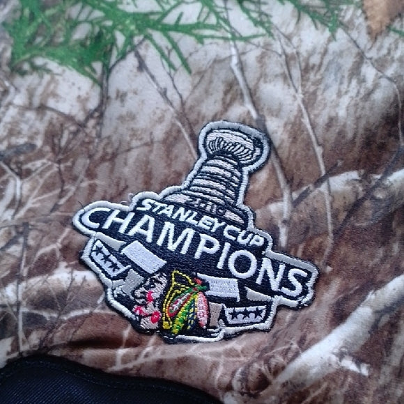 🔥 CUSTOM REWORKED JONATHAN TOEWS CAMO NHL JACKET — ONE OF A KIND! 🔥