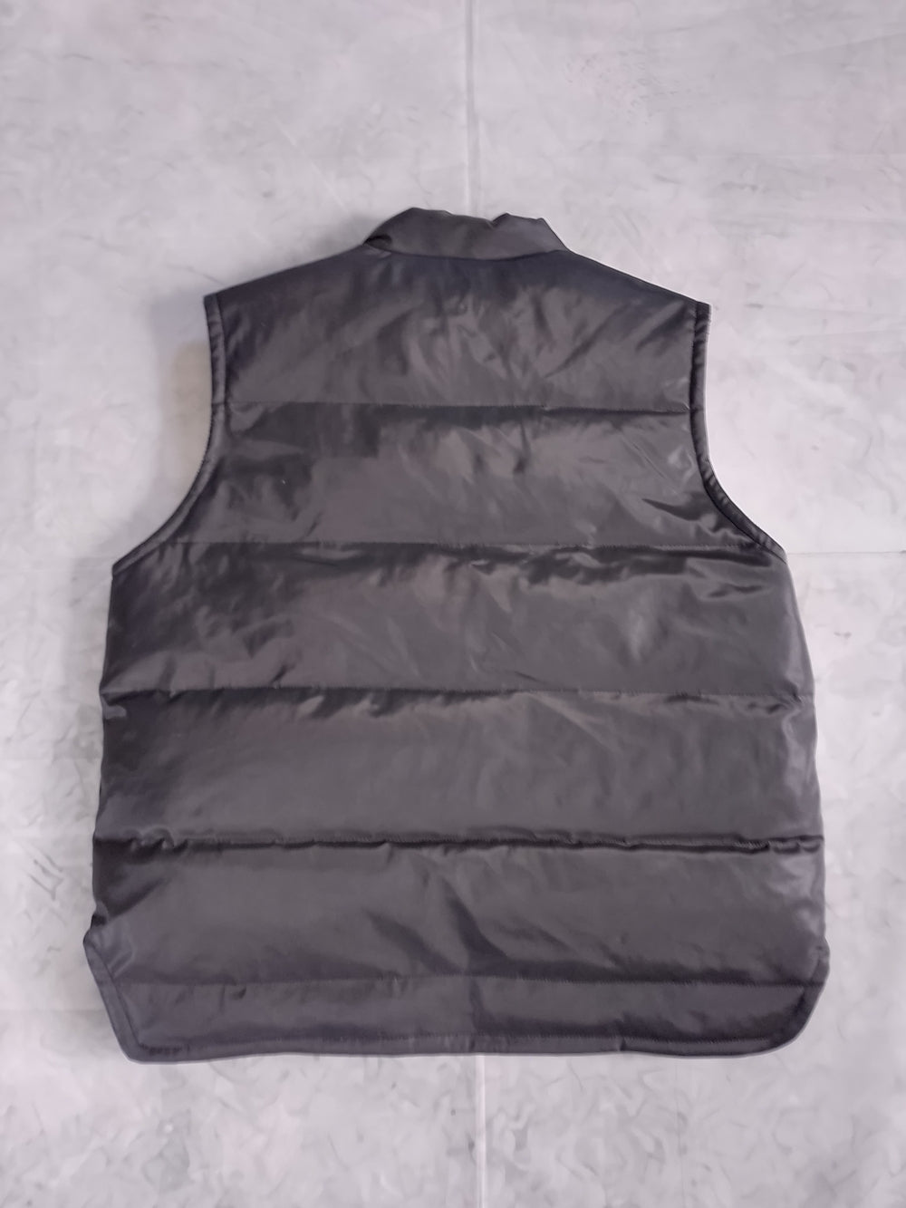 Vintage Down Black Quilted Puffer Vest