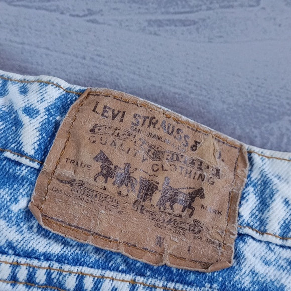 Vintage 90s Levis Orange Tag Acid Wash Denim Jeans 40550 0208 UNISEX