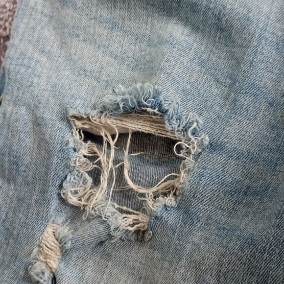 Garage Denim Overalls Ripped Style