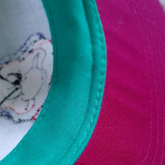 Vintage 90s Snow White and the Seven Dwarfs GRUMPY Embroidered Snapback Hat