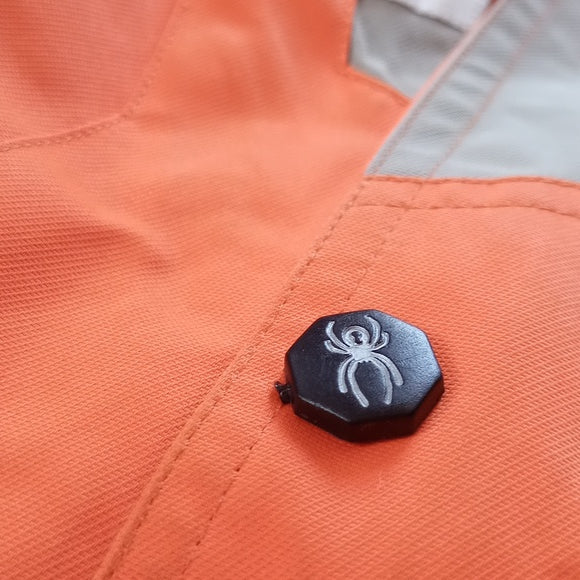 Vintage 90s SPYDER Ski Jacket Orange Entrant Dermizax-EV