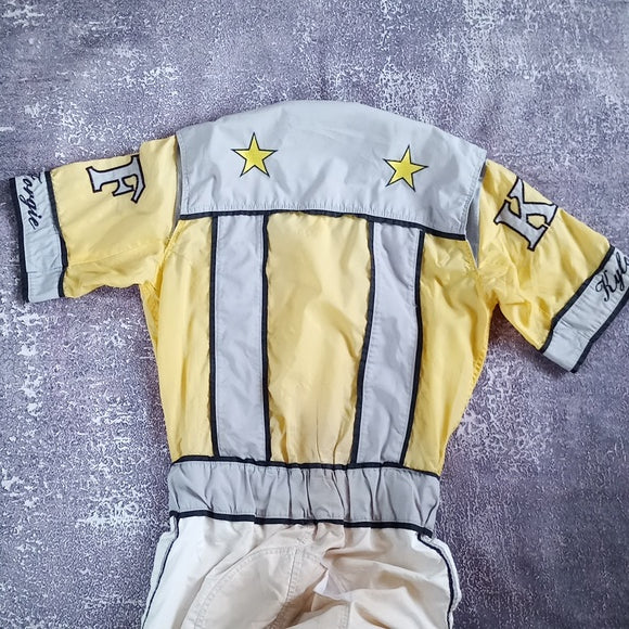 Vintage Harness Horse Racing Suit Jumpsuit Stars Super Dave Kyle Forgie