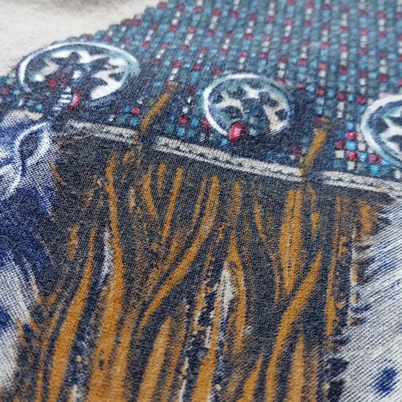 Vintage Native Indigenous Cardigan Feathers Art unlimited Sportswear Sweater