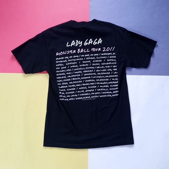 LADY GAG Monsters Ball tour 2011 T-Shirt UNISEX
