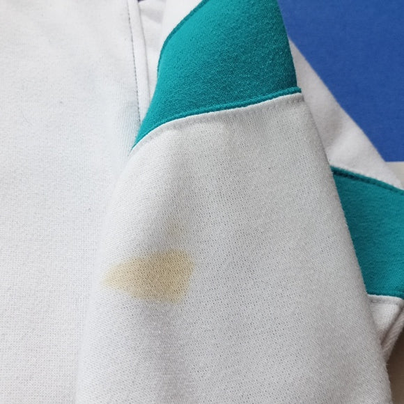 Vintage 90s Hiram HC Collage Color Block Crewneck Sweater