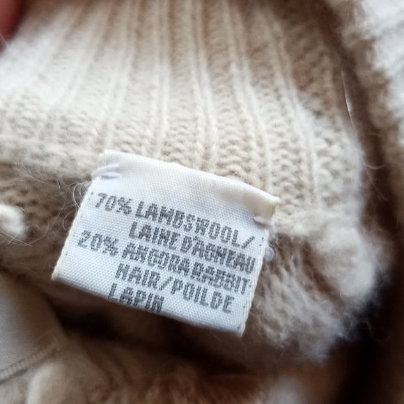 Vintage Marisa Christina Lamswool Emboreedred And Beeded Crewneck Sweater