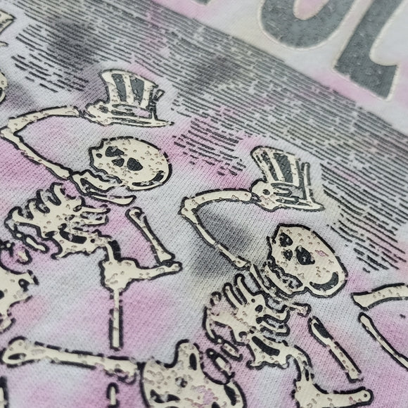Grateful Dead Skulls and Hats Tie-dye H&M Band T-Shirt Relaxed Fit