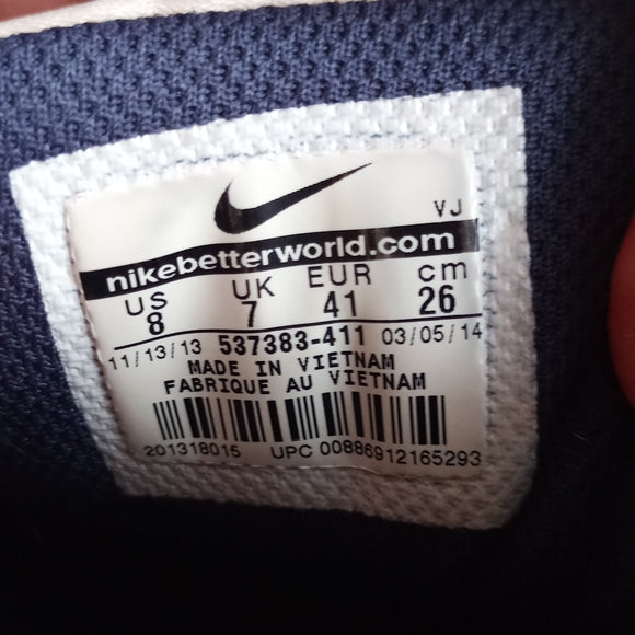 RARE Nike Air Max 1 Midnight Navy Sail Shoes 537383-411