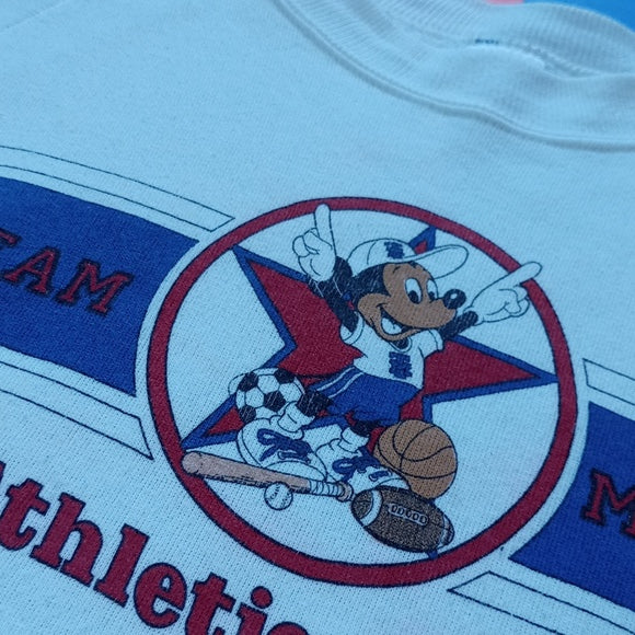Vintage 90s Team Mickey's Athletic Club Crewneck Sweater