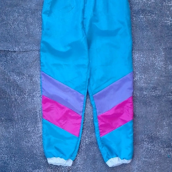 Womens Colorful Windbreaker Set Pink/Blue/Purple