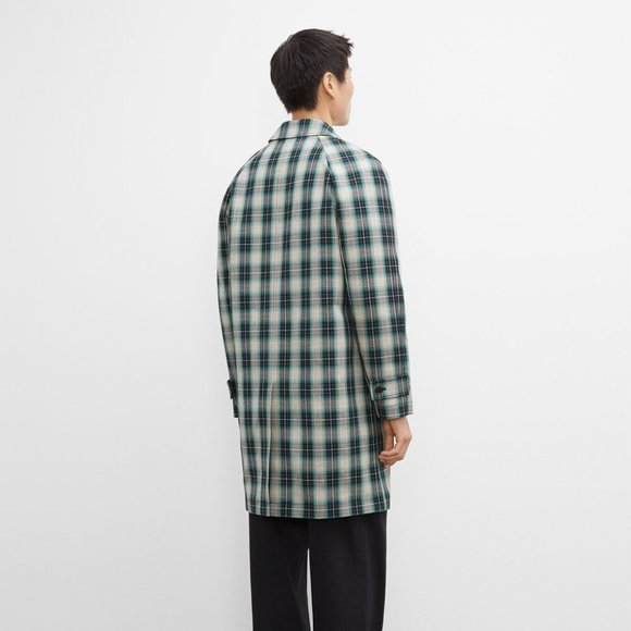 Club Monaco PLAID MAC COAT Button-down Pea Coat