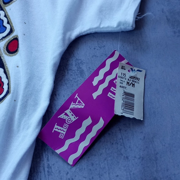 VINTAGE 90s Funky Fish Print Shirt