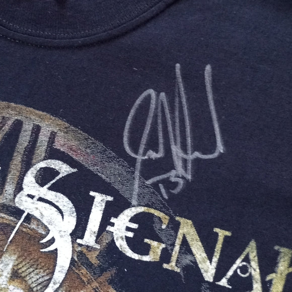 Autographed/signed Threat Signal Band T-Shirt