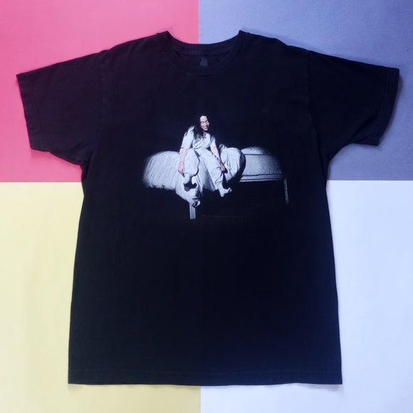 Official Billie Eilish White Eyes Graphic T-Shirt UNISEX Concert