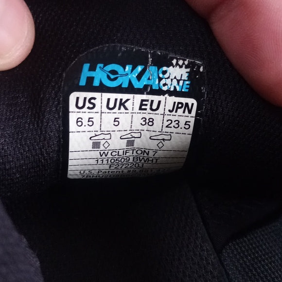 Hoka One One Clifton 7 women's Running Shoes 1110509 BWHT