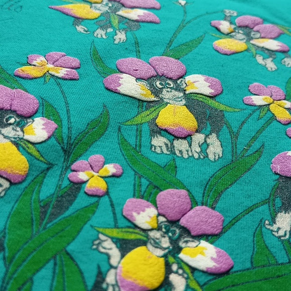 Vintage 1989 Chimp Pansy's Petal Pets Graphic Single Stitch T-Shirt