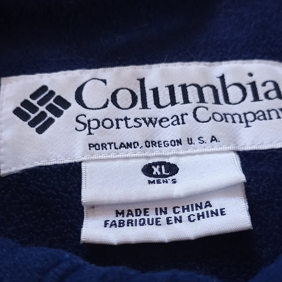 Vintage 90s Columbia Blue Essential Winter Jacket Colour Block