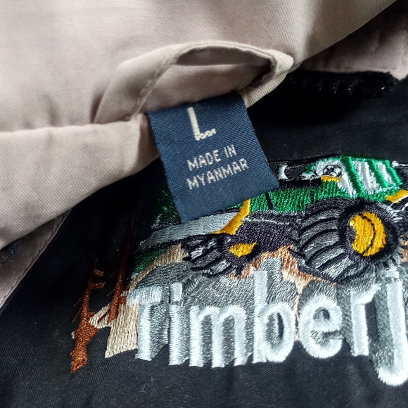 Vintage 90s TIMBERJACK KING LOUIE JACKET Embroidered UNISEX
