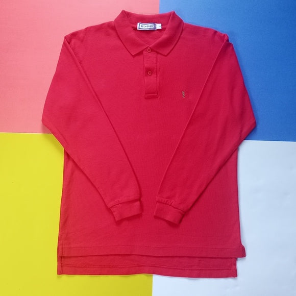 Vintage Yves Saint Laurent Long-sleeved Polo Shirt