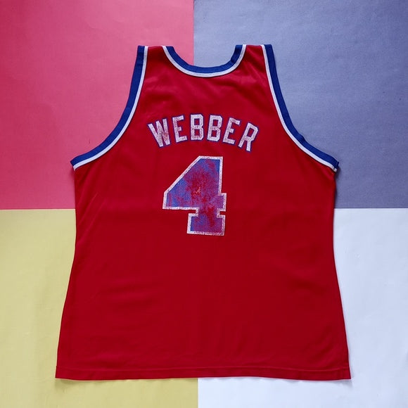 Vintage 1990s NBA Chris Webber Washington Bullets Jersey