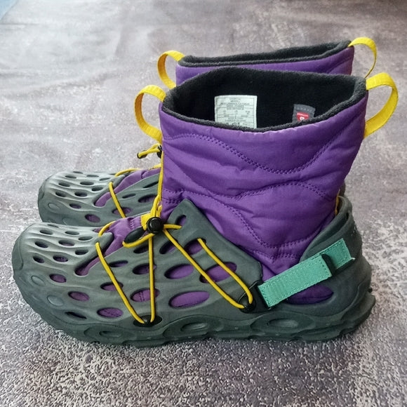 MERRELL CHARCOAL Hydro Moc AT Puff Mid CROC STYLE BOOTS Purple