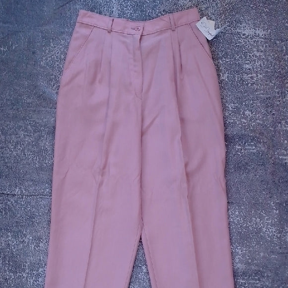 NWT Vintage 90s Elegant Pink Women's Pants NYGARD COLLECTION