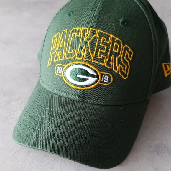 NWOT Green Bay Packers New Era 9FORTY Adjustable Hat- Green - Snapback NWOT