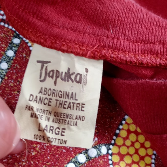 Vintage 1990s Australian Indigenous David Hudson Kangaroo Single Stitch T-Shirt