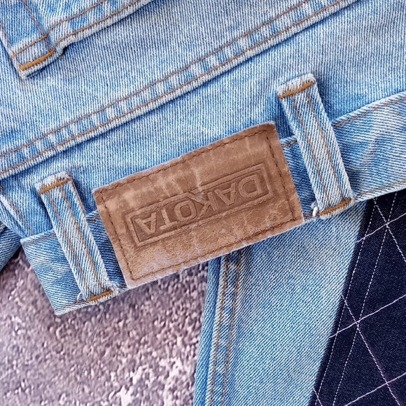 Vintage 90s Reworked Double Knee Utilitarian Workwear Baggy Denim Jeans UNISEX
