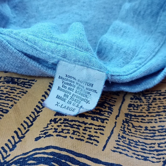 Vintage 90s When All Else Fails Read The Instructions Graphic Single Stitch Tee