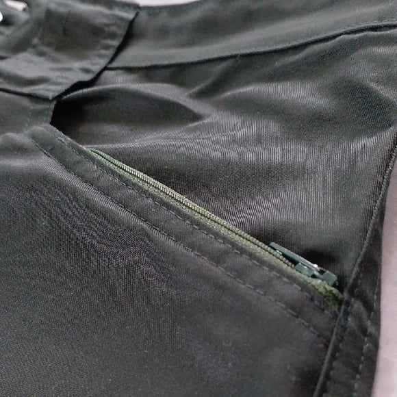 Vintage 90s Big Baggy SNUG INDUSTRIES Dark Green Wide-Leg Pants