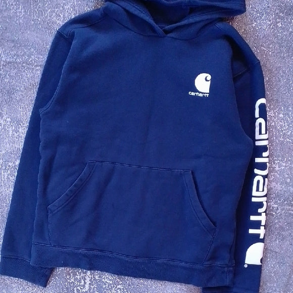 YOUTH Carhartt Dark Blue Pullover Hoodie
