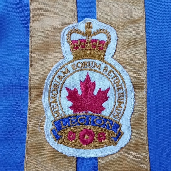 Vintage Exclusive Canadian Legion Striped Sports Jacket