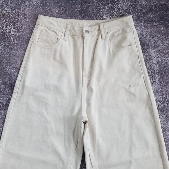 MeiHao Store Big Baggy Jeans Embroidered GOOD