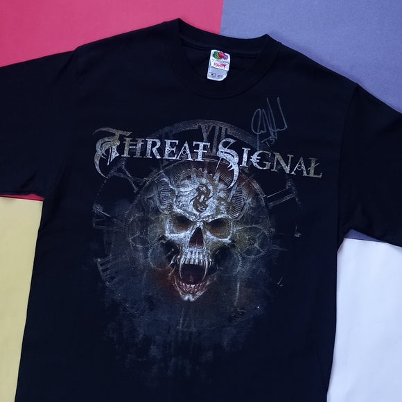 Autographed/signed Threat Signal Band T-Shirt